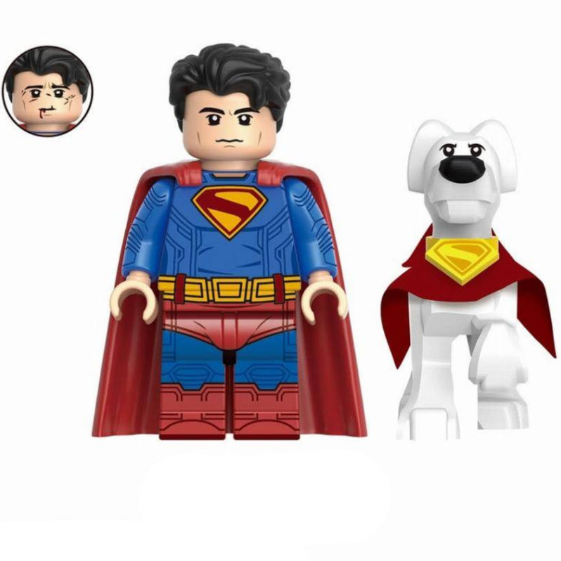 Superman (DCU) Custom DC Superhero Minifigure - Minifigure Bricks