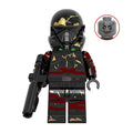Night Death Trooper Custom Star Wars Minifigure - Minifigure Bricks