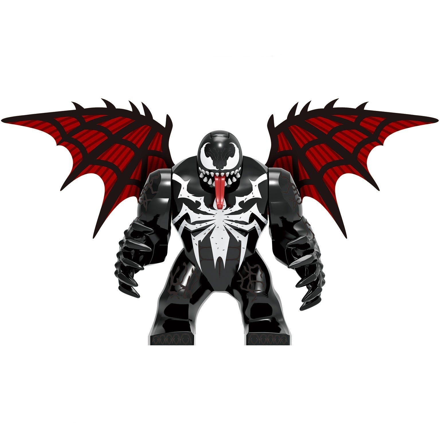 Winged Venom Custom Marvel Superhero Large Minifigure - Minifigure Bricks
