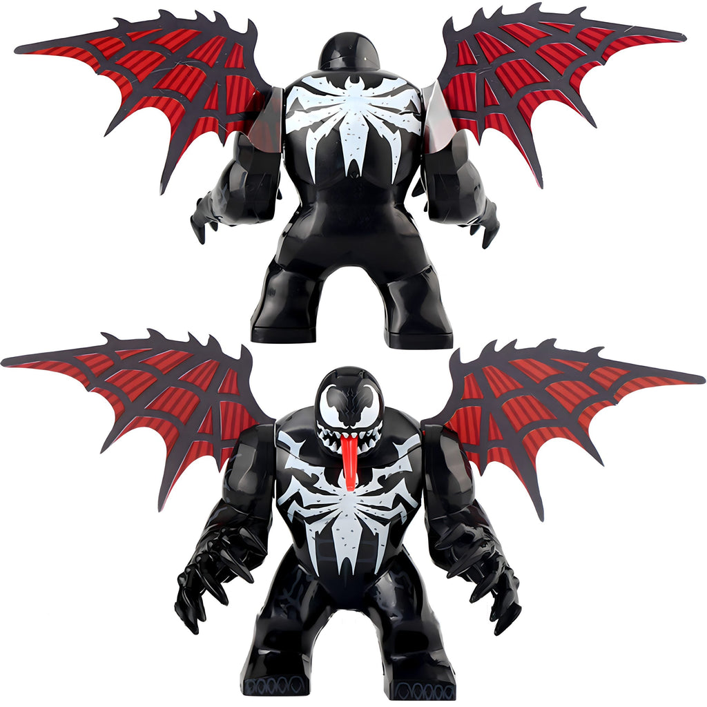 Winged Venom Custom Marvel Superhero Large Minifigure - Minifigure Bricks