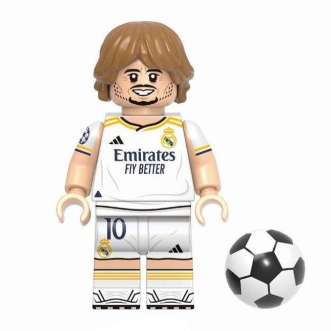 Luka Modrić Custom Football Player Minifigure - Minifigure Bricks