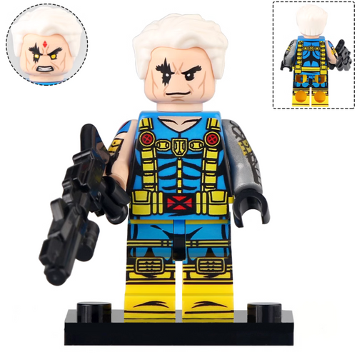 Cable (X-Men) Custom Marvel Superhero Minifigure - Minifigure Bricks