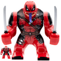 Venompool Deadpool Custom Marvel Superhero Large Minifigure - Minifigure Bricks