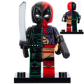 Evil Deadpool Custom Marvel Superhero Minifigure - Minifigure Bricks