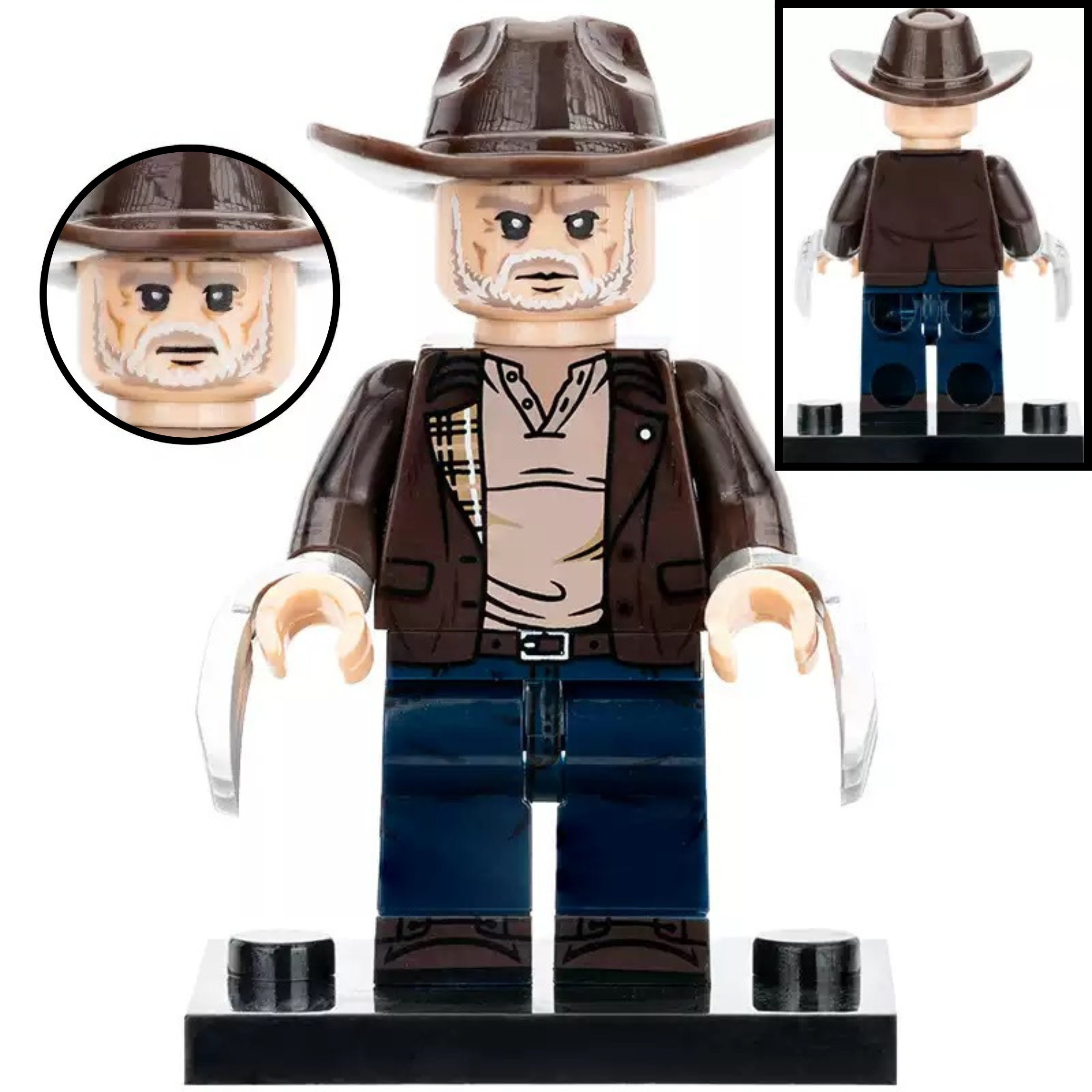Old Man Logan (X-Men) Custom Marvel Superhero Minifigure - Minifigure Bricks