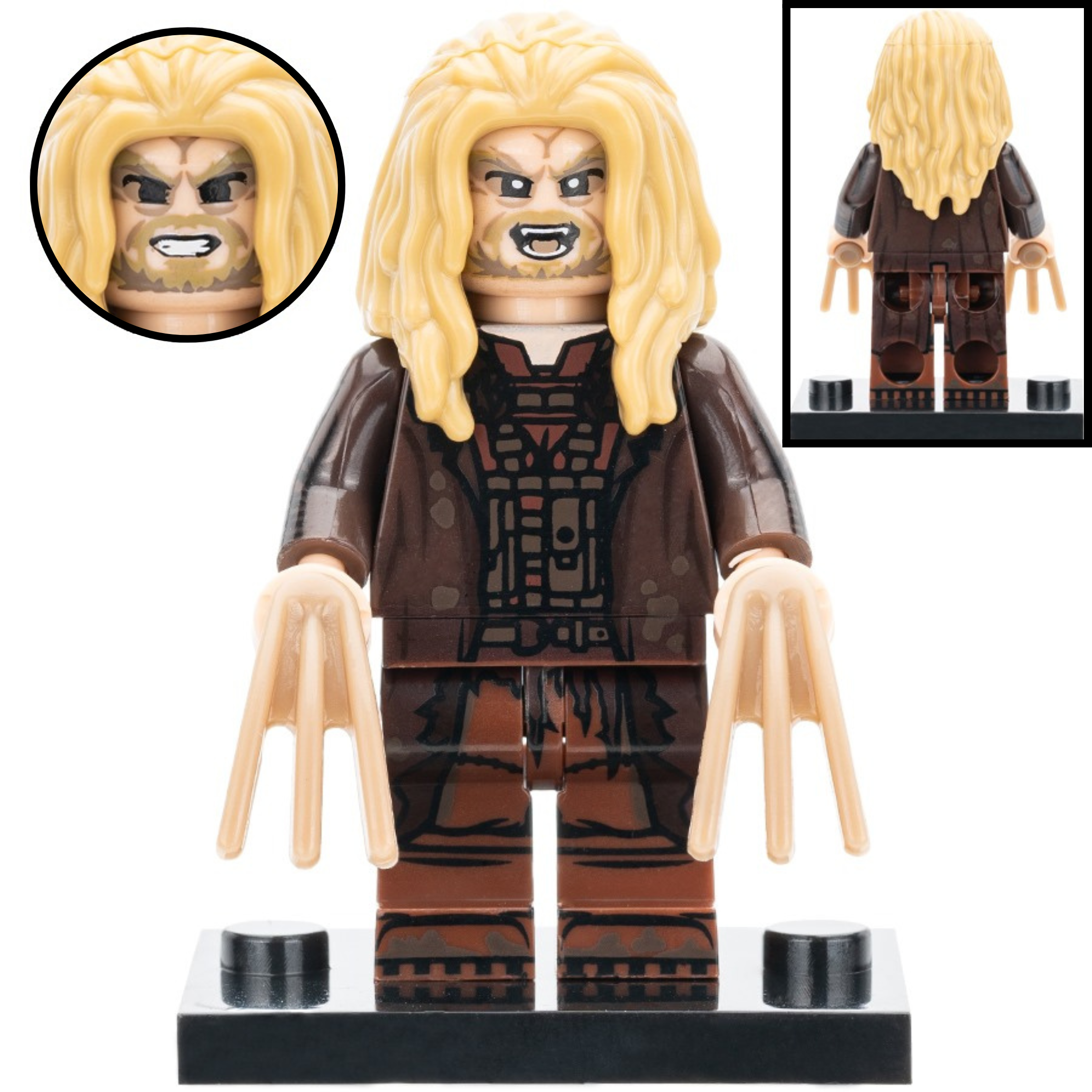Sabretooth Custom Marvel Superhero Minifigure - Minifigure Bricks