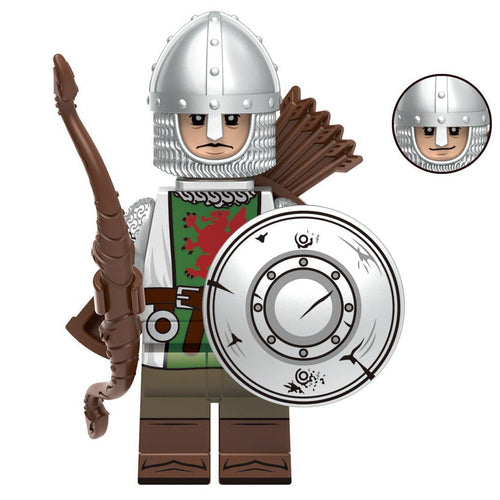 Ascension Bowman Medieval Knight Custom Minifigure - Minifigure Bricks