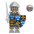 Sir Edmund de Thorpe Medieval Knight Custom Minifigure - Minifigure Bricks