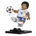Kylian Mbappe (France) Custom Minifigure Football Player - Minifigure Bricks