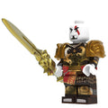 Kratos Movable Arm Custom God of War Video Game Minifigure - Minifigure Bricks