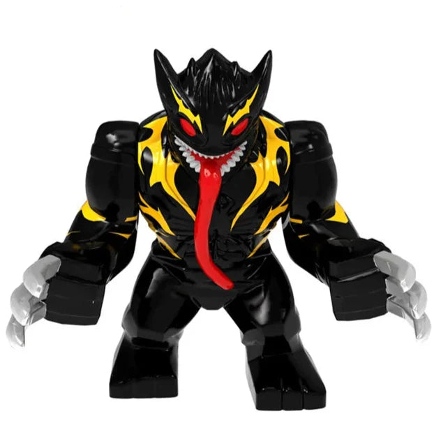 Symbiote Wolverine Custom Marvel Superhero Large Minifigure - Minifigure Bricks