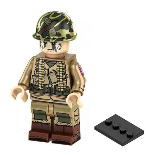 82nd Airborne Division U.S. Soldier Custom Minifigure - Minifigure Bricks