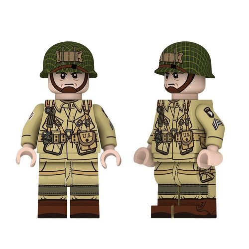 101st Airborne Division U.S. Soldier Custom Minifigure - Minifigure Bricks