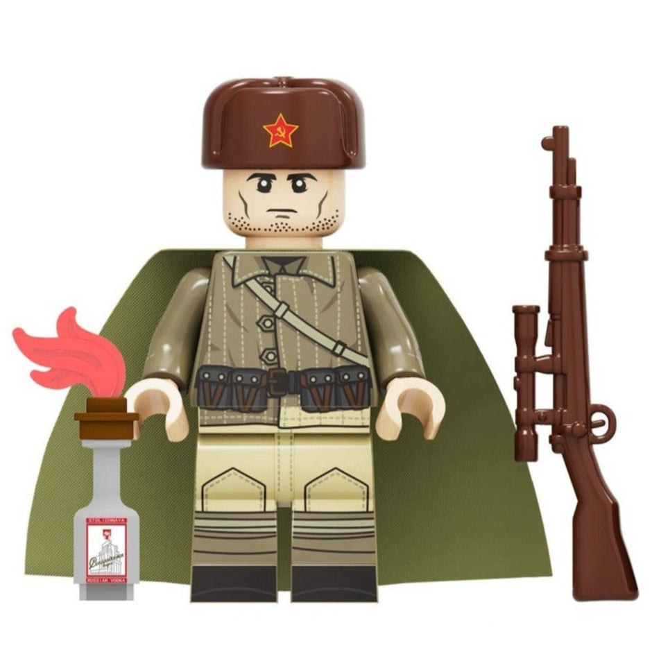 Soviet Military Soldier Custom Minifigure