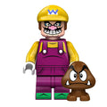 Wario from Super Mario Custom Minifigure - Minifigure Bricks