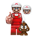 Fire Mario from Super Mario Custom Minifigure
