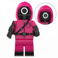 Pink Guards Custom Squid Game Minifigure - Minifigure Bricks