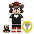 Shadow the Hedgehog from Sonic the Hedgehog Custom Minifigure - Minifigure Bricks