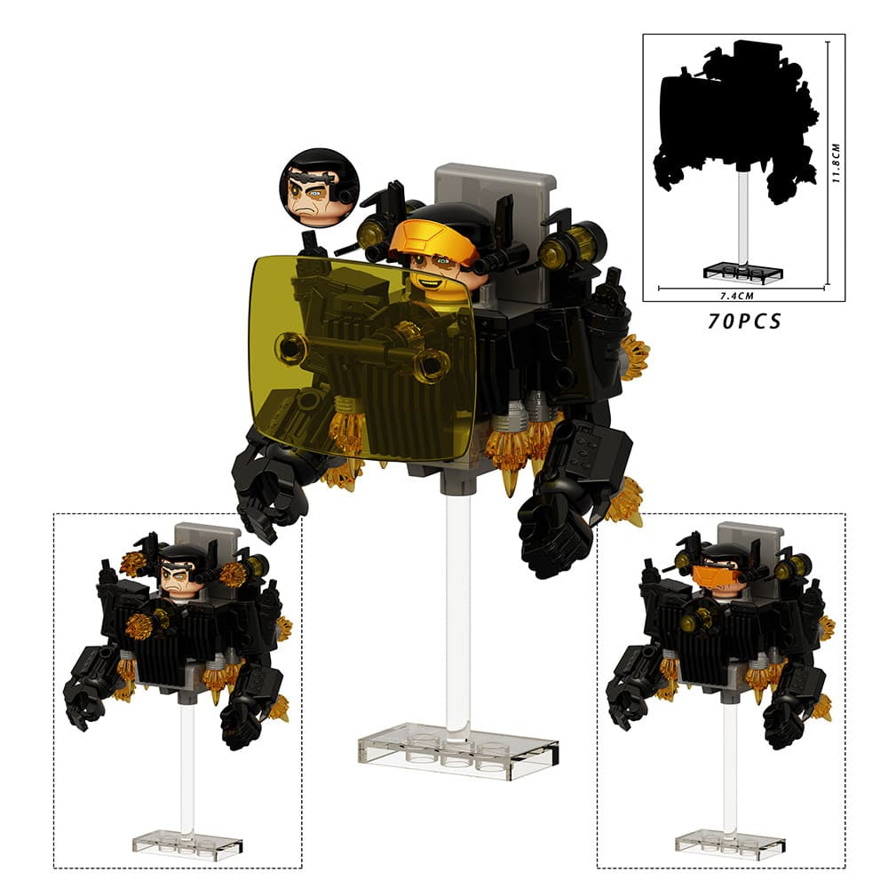 G-Toilet 5.0 From Skibidi Toilet Custom Large Minifigure - Minifigure Bricks