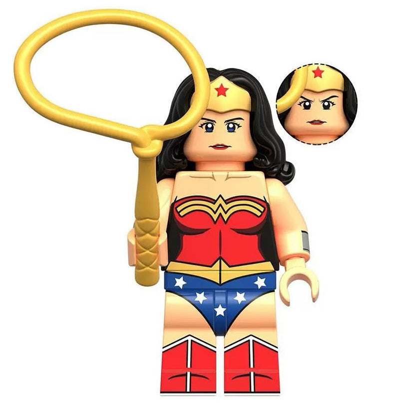 Wonder Woman Custom DC Superhero Minifigure - Minifigure Bricks