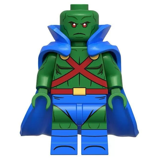 Martian Manhunter Custom DC Comics Superhero Minifigure - Minifigure Bricks