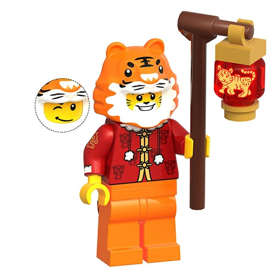 Tiger Guy Zodiac (Chinese New Year) Minifigure