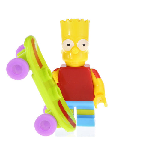 Bart Simpson Custom Minifigure The Simpsons - Minifigure Bricks