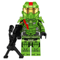Green Spartan Custom Halo Video Game Minifigure - Minifigure Bricks