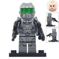 Grey Spartan Custom Halo Video Game Minifigure - Minifigure Bricks