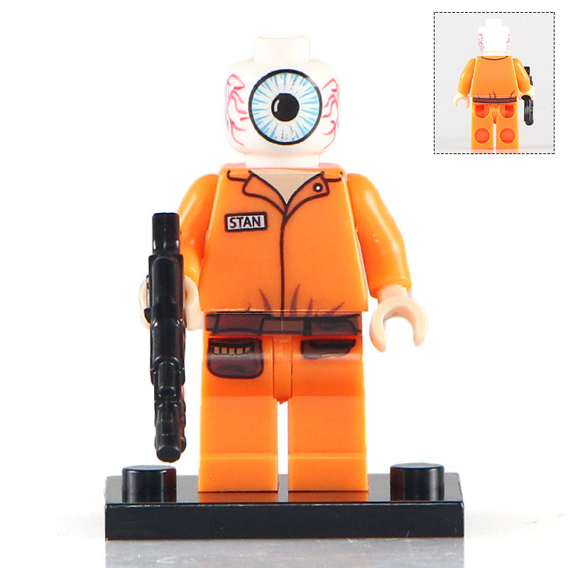 Joker Eye Henchman DC Comics Superhero Minifigure - Minifigure Bricks