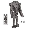 4 x Super Battle Droid custom Star Wars Minifigure