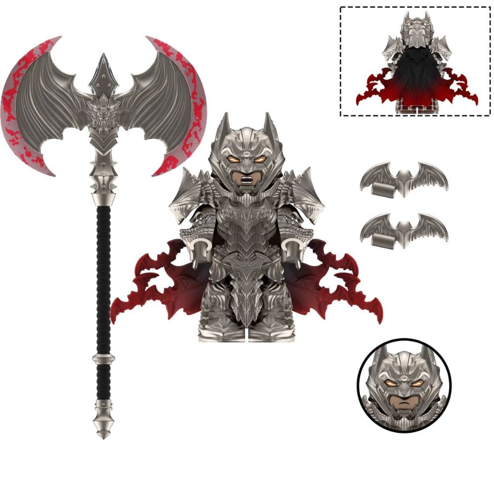 Batman The Berserker Custom DC Superhero Minifigure - Minifigure Bricks