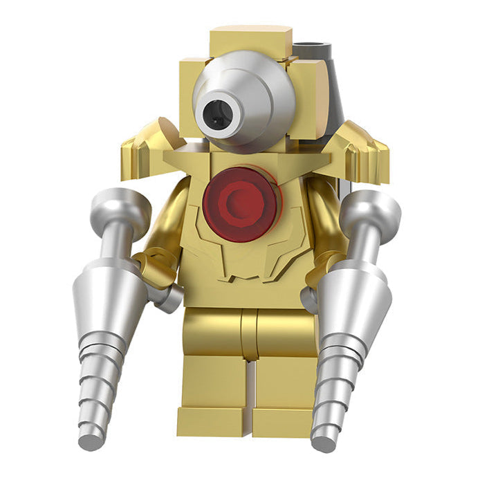 Titan Drillman Custom Skibidi Toilet Minifigure - Minifigure Bricks