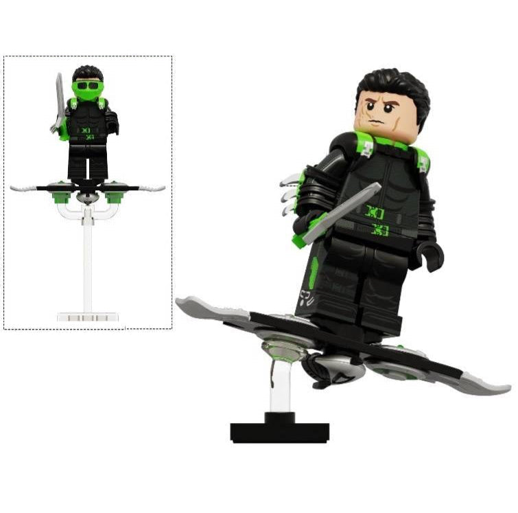 Green Goblin (Harry Osborn) Custom Marvel Superhero Minifigure - Minifigure Bricks