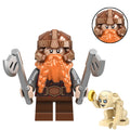 Gimli Custom Lord of the Rings Minifigure - Minifigure Bricks