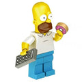 Homer Simpson Custom The Simpsons Minifigure - Minifigure Bricks