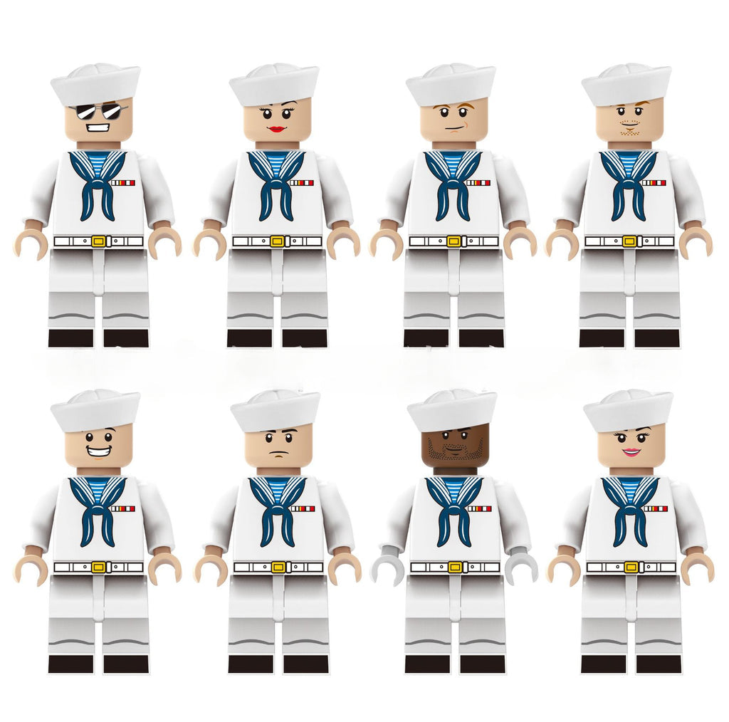 Navy Military Minifigure Bundle Set