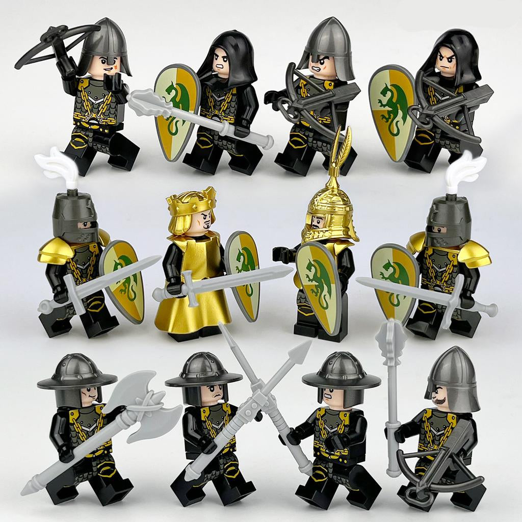 Medieval King and Knights Custom Bundle Set Figure