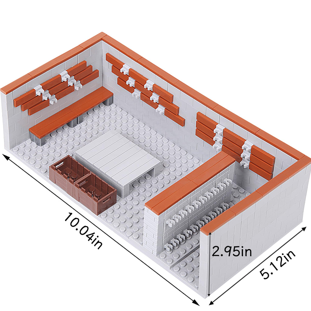 Armory Weapon Room Accessory MOC Set - Minifigure Bricks