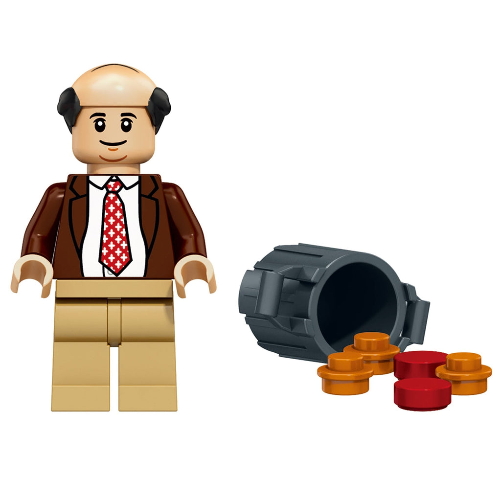 Kevin Malone Custom The Office Minifigure - Minifigure Bricks