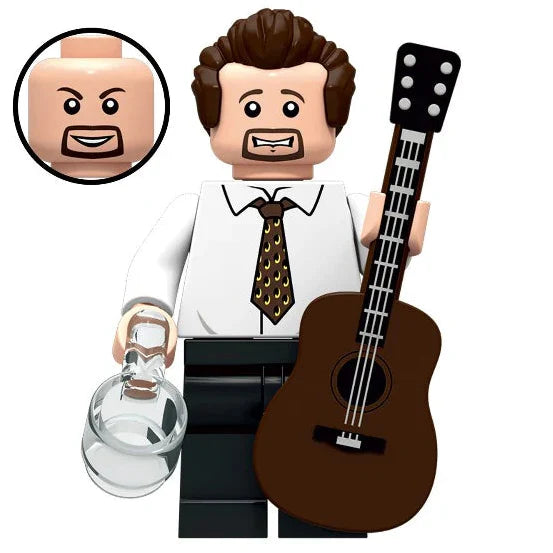 David Brent Custom The Office Minifigure - Minifigure Bricks