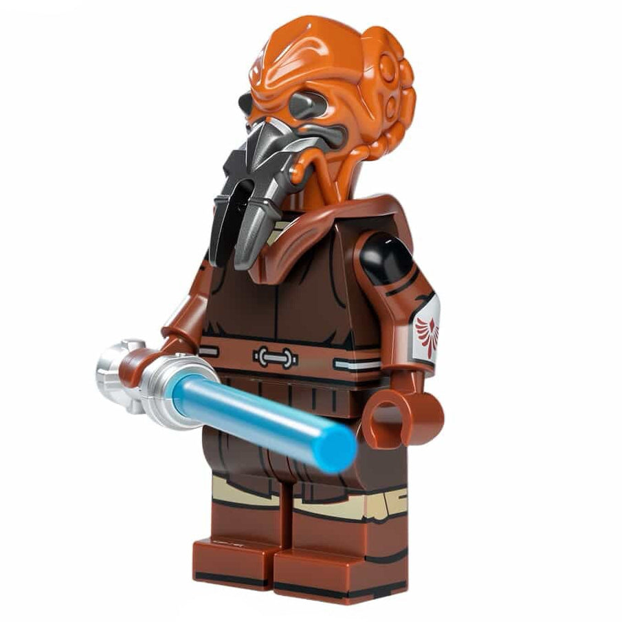 Plo Koon Custom Star Wars Minifigure - Minifigure Bricks
