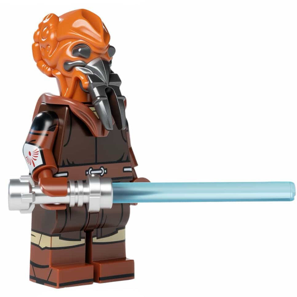 Plo Koon Custom Star Wars Minifigure - Minifigure Bricks