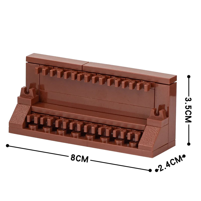 Weapon Rack Custom MOC Accessory Set - Minifigure Bricks
