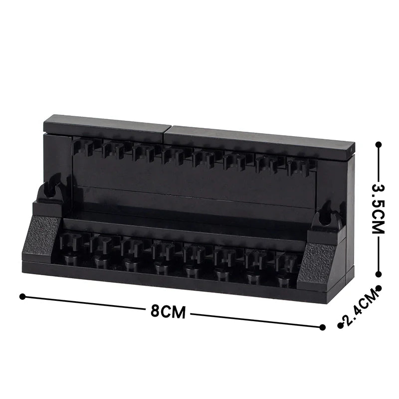 Weapon Rack Custom MOC Accessory Set - Minifigure Bricks