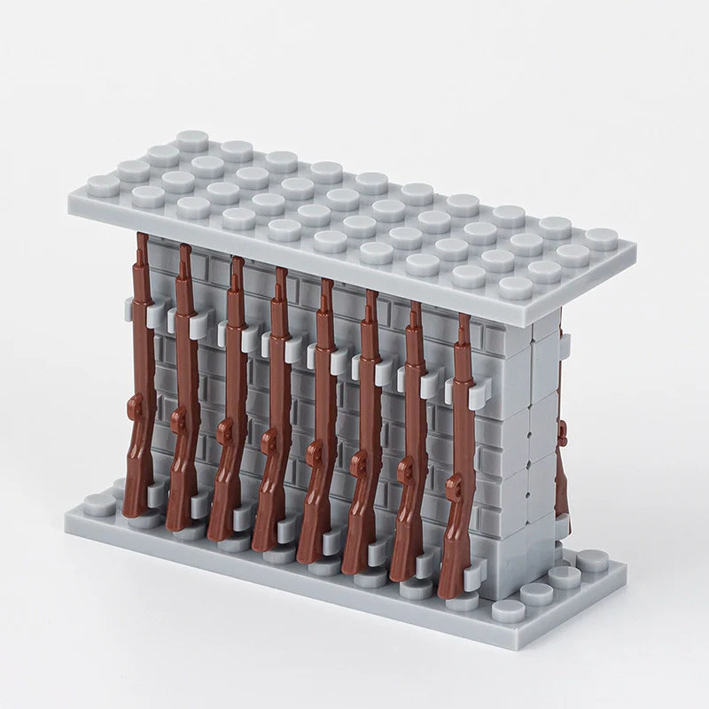 Weapon Rack Custom MOC Accessory Set