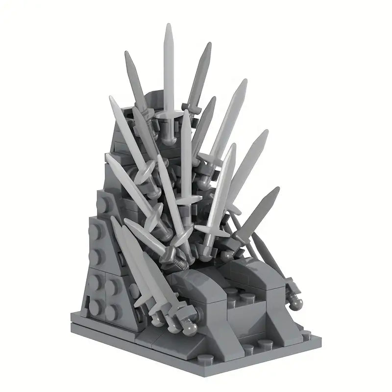 Game of Thrones Iron Throne MOC Build - Minifigure Bricks