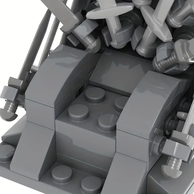 Game of Thrones Iron Throne MOC Build - Minifigure Bricks