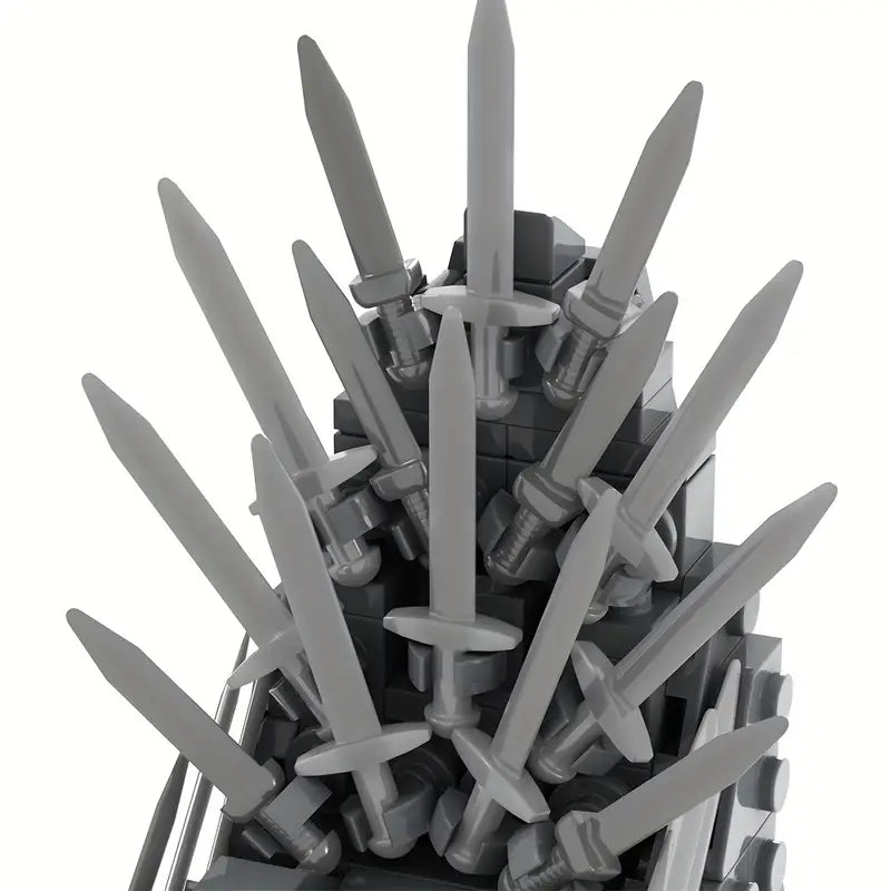 Game of Thrones Iron Throne MOC Build - Minifigure Bricks