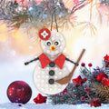 Christmas Snowman Ornament MOC